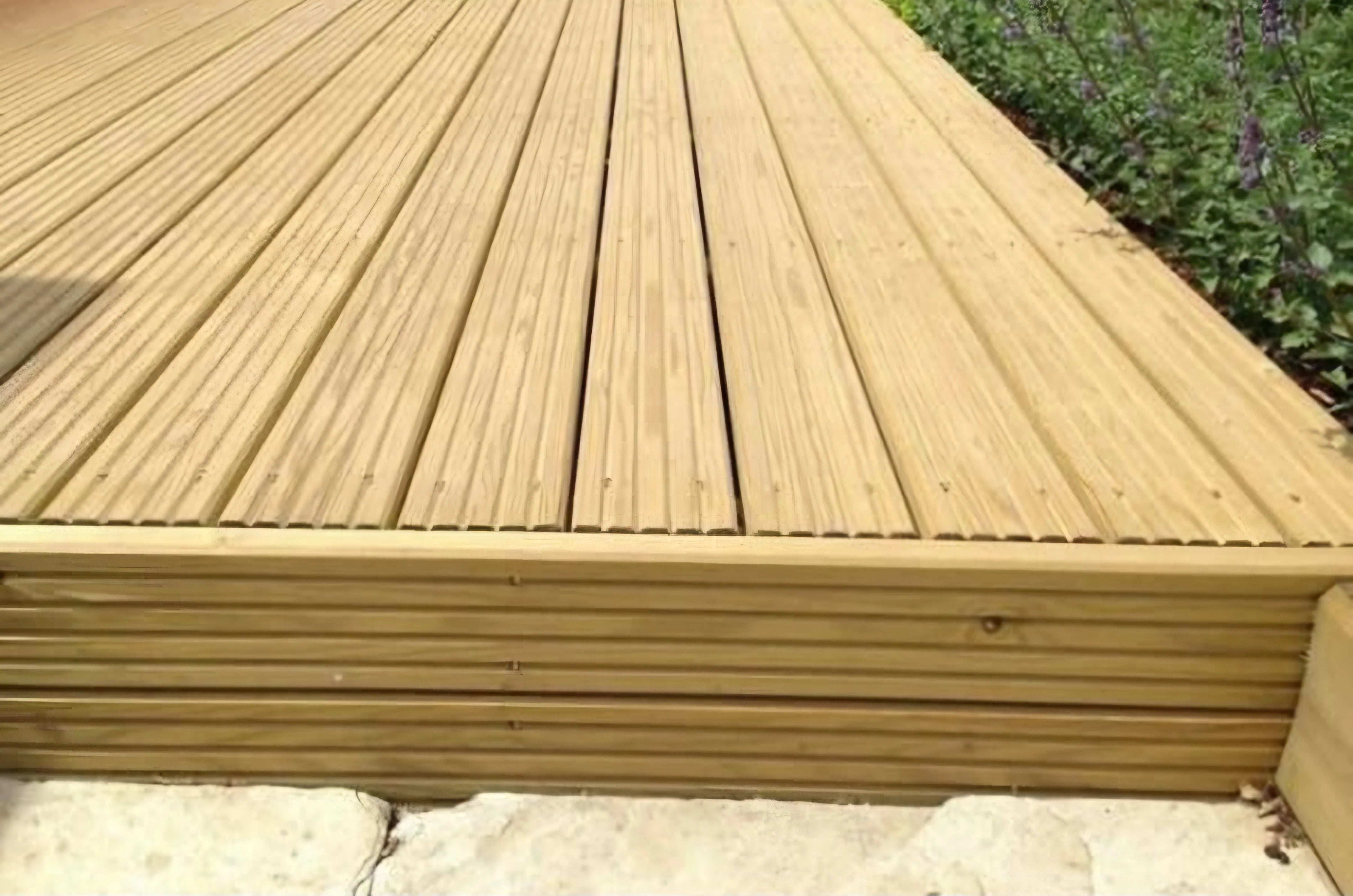 Sale Wern-wood 5" Treated Softwood Decking Boards £5.16£6.36 product photo from Wern Wood