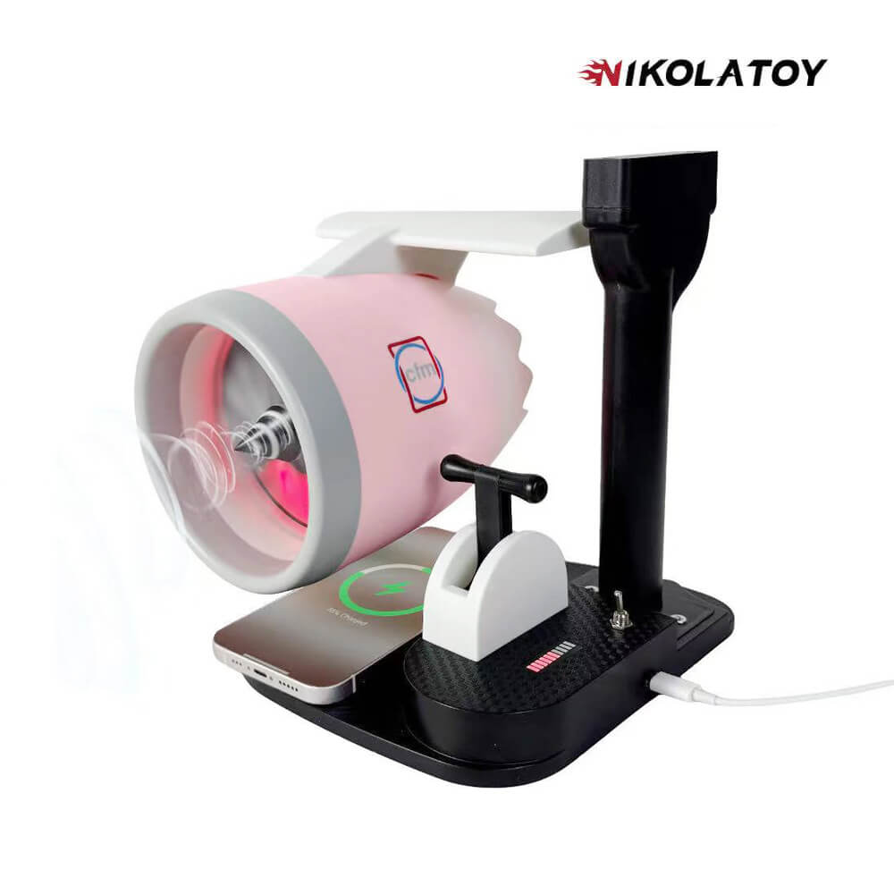 Desktop JetFan with Phone Charging Base and Humidifier product photo from NIKOLA TOY